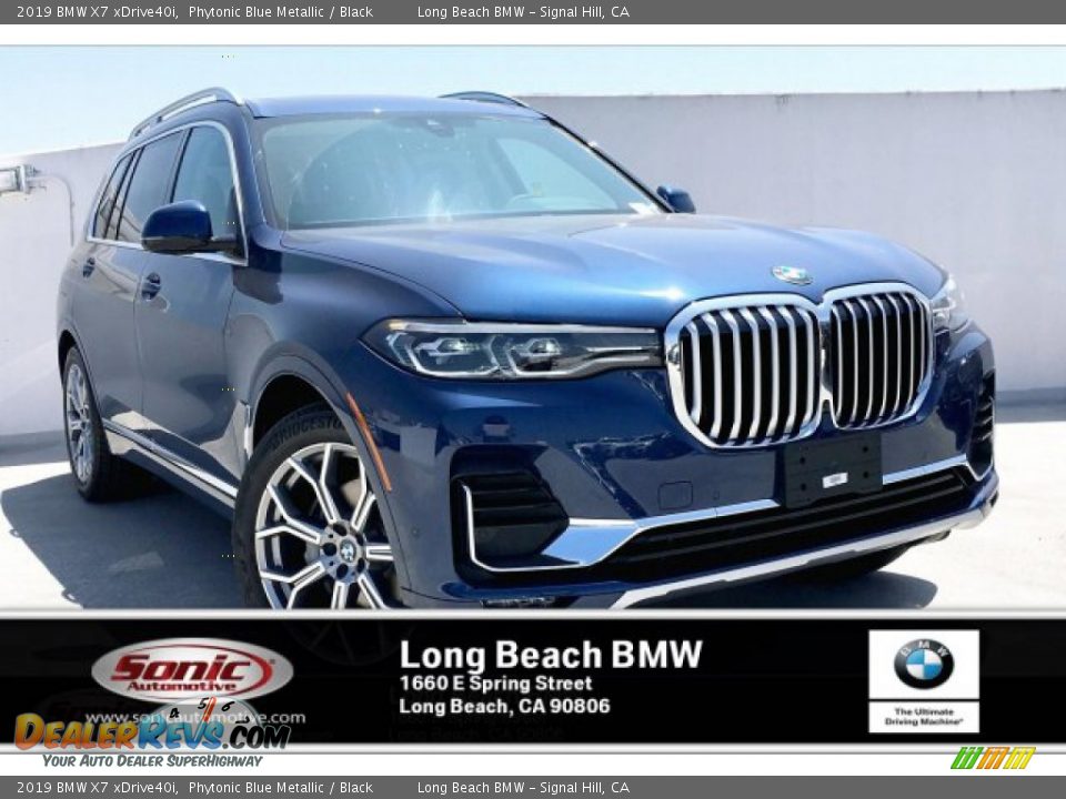 2019 BMW X7 xDrive40i Phytonic Blue Metallic / Black Photo #1