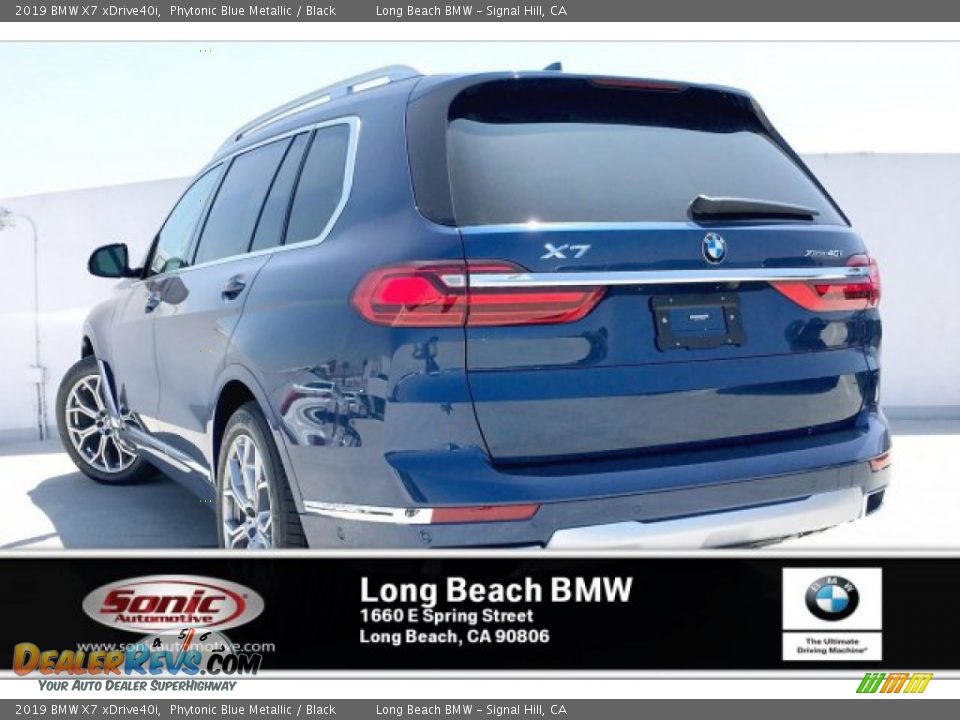 2019 BMW X7 xDrive40i Phytonic Blue Metallic / Black Photo #2