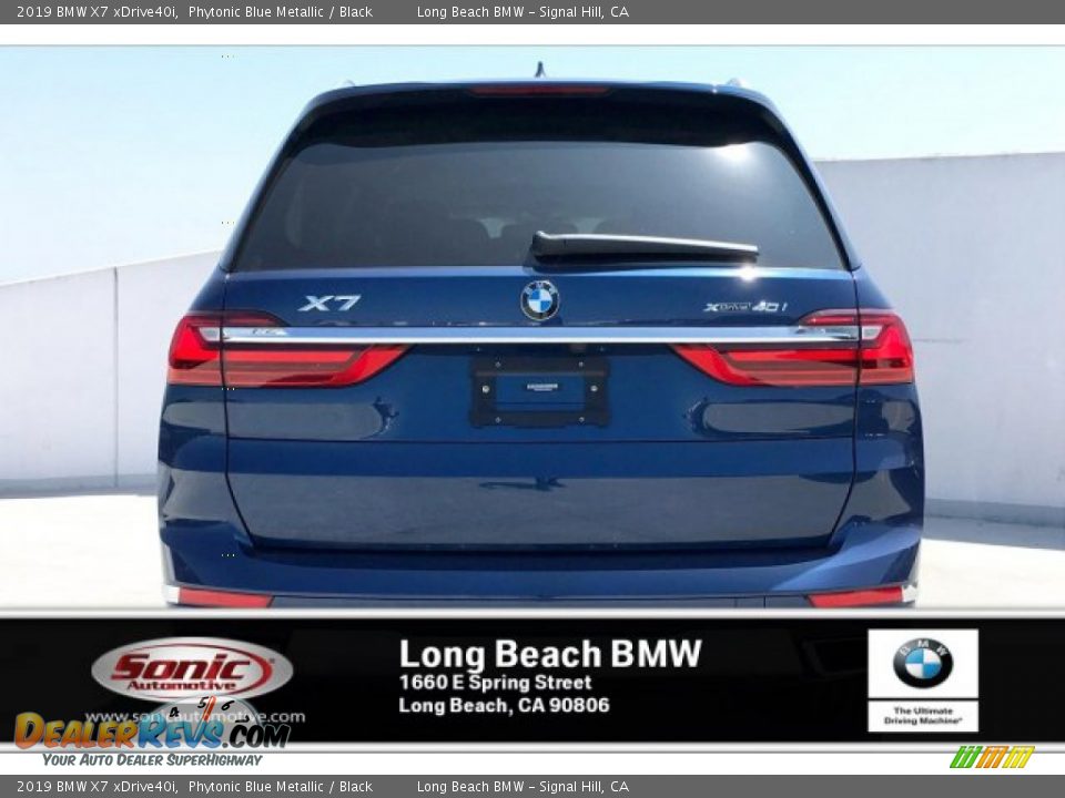 2019 BMW X7 xDrive40i Phytonic Blue Metallic / Black Photo #3