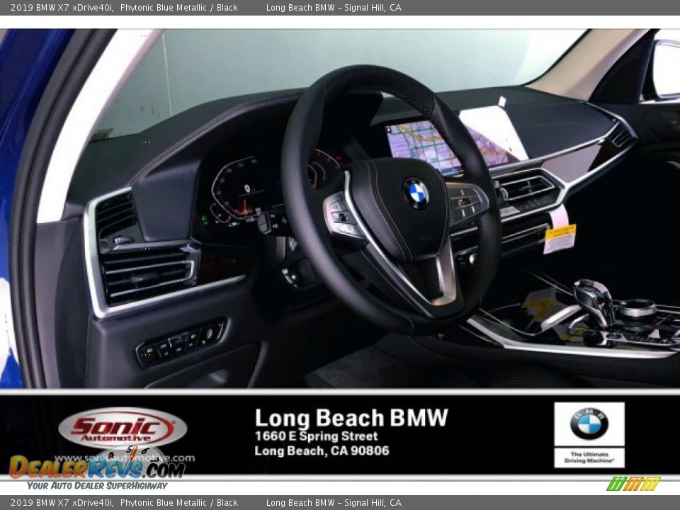 2019 BMW X7 xDrive40i Phytonic Blue Metallic / Black Photo #4