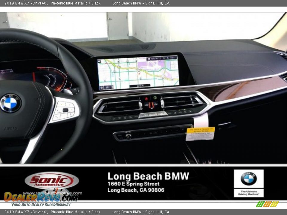 2019 BMW X7 xDrive40i Phytonic Blue Metallic / Black Photo #5