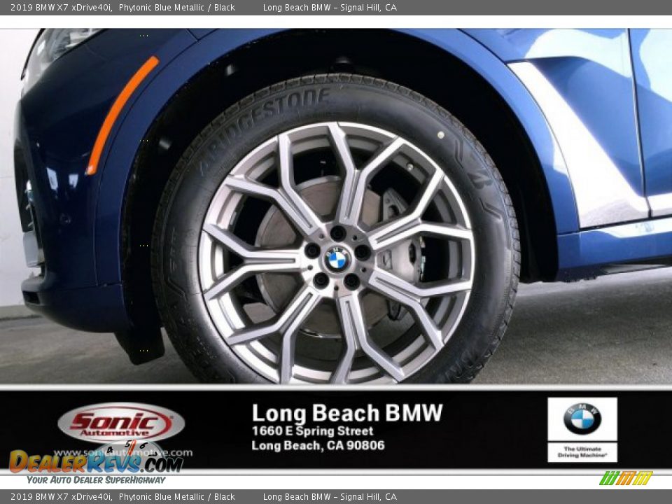 2019 BMW X7 xDrive40i Phytonic Blue Metallic / Black Photo #9