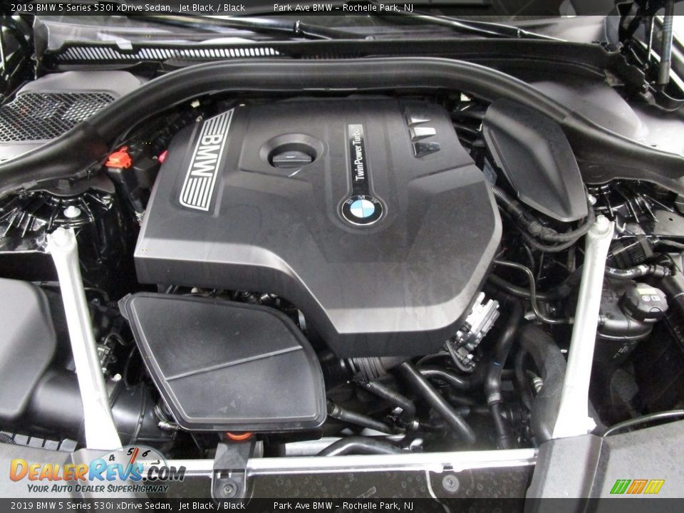 2019 BMW 5 Series 530i xDrive Sedan Jet Black / Black Photo #29