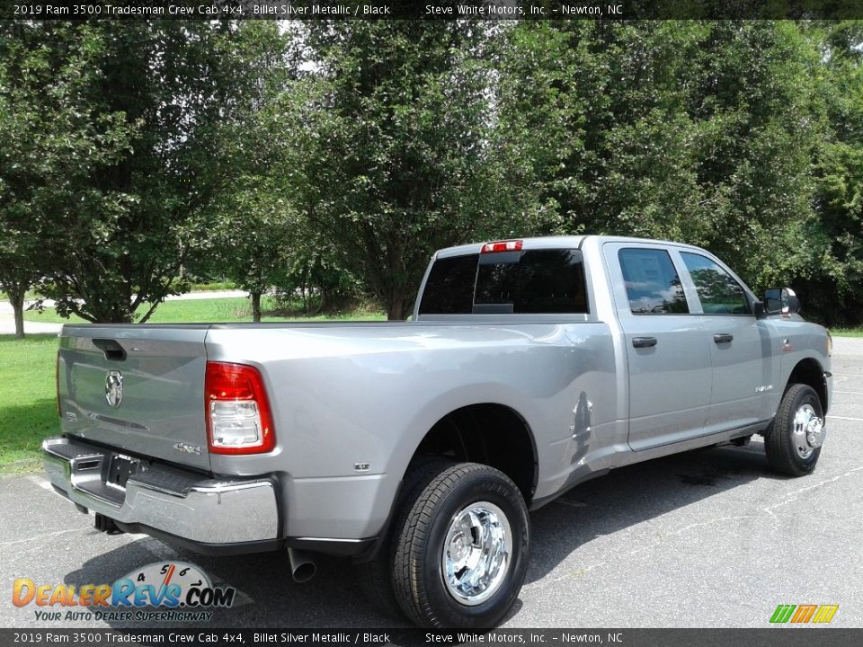 2019 Ram 3500 Tradesman Crew Cab 4x4 Billet Silver Metallic / Black Photo #6