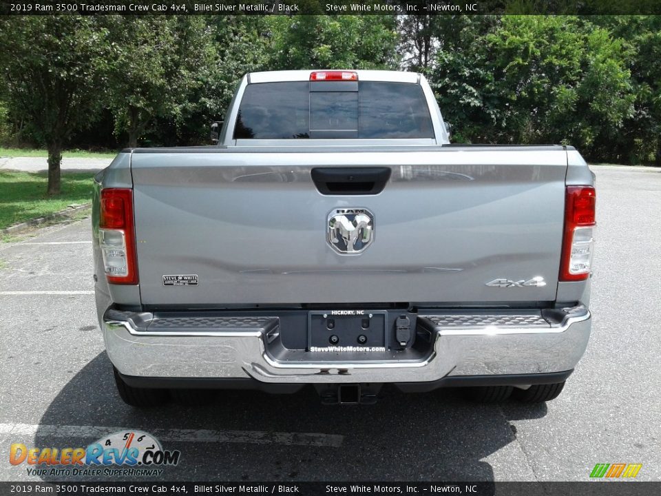 2019 Ram 3500 Tradesman Crew Cab 4x4 Billet Silver Metallic / Black Photo #7