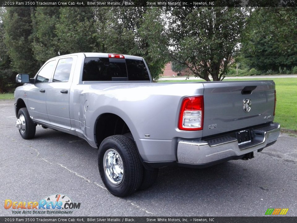 2019 Ram 3500 Tradesman Crew Cab 4x4 Billet Silver Metallic / Black Photo #8
