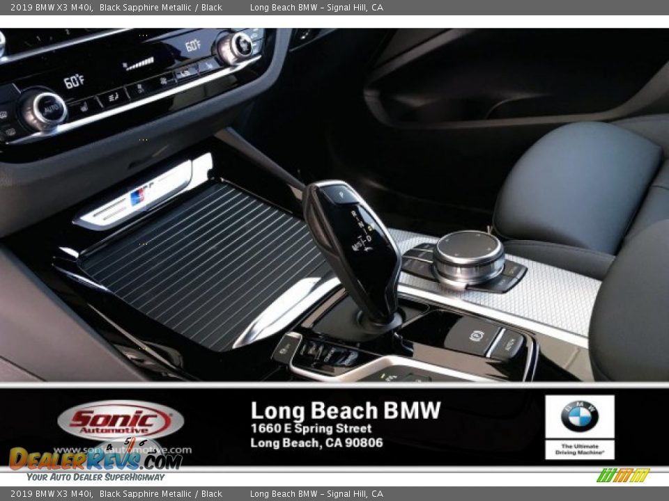 2019 BMW X3 M40i Black Sapphire Metallic / Black Photo #6