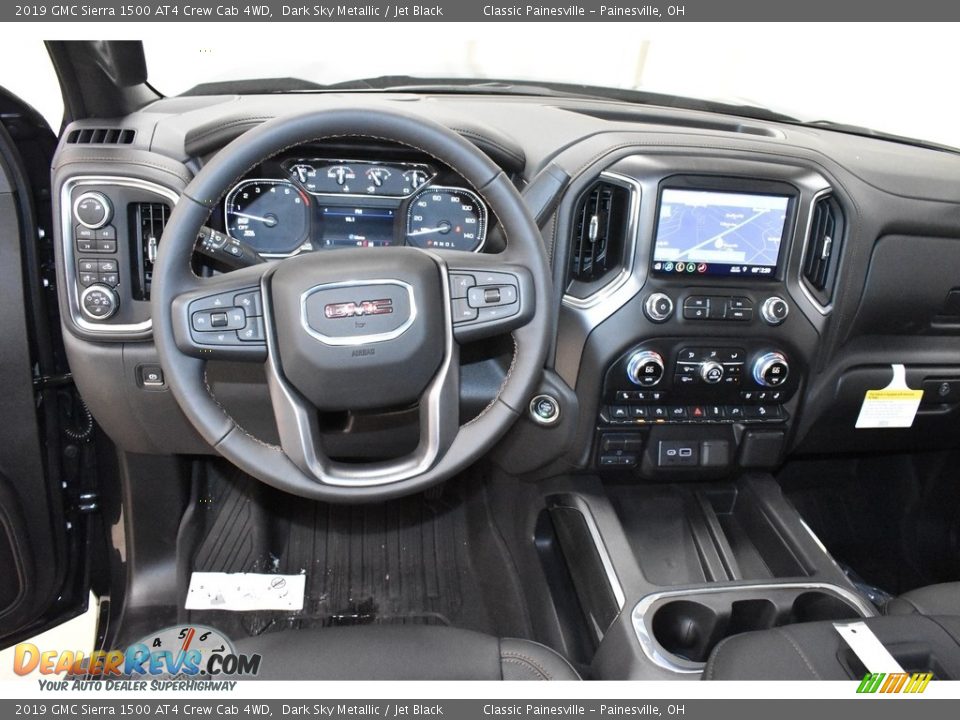 2019 GMC Sierra 1500 AT4 Crew Cab 4WD Dark Sky Metallic / Jet Black Photo #8