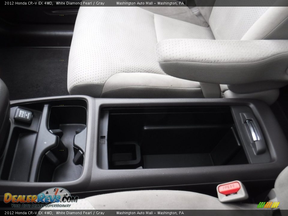 2012 Honda CR-V EX 4WD White Diamond Pearl / Gray Photo #23