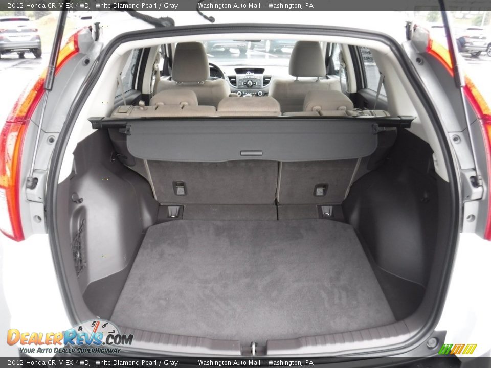 2012 Honda CR-V EX 4WD White Diamond Pearl / Gray Photo #26