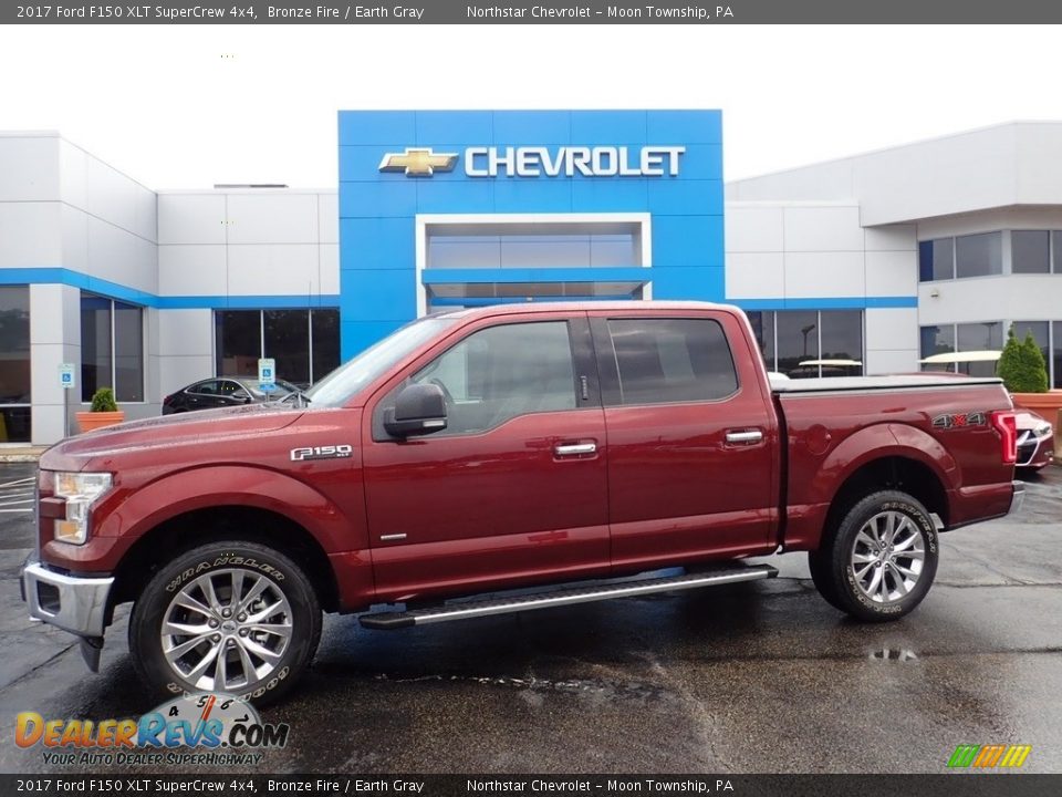 2017 Ford F150 XLT SuperCrew 4x4 Bronze Fire / Earth Gray Photo #1