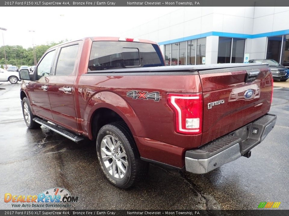 2017 Ford F150 XLT SuperCrew 4x4 Bronze Fire / Earth Gray Photo #4