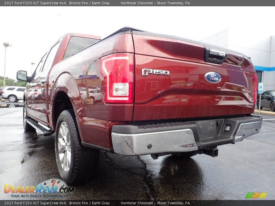 2017 Ford F150 XLT SuperCrew 4x4 Bronze Fire / Earth Gray Photo #5