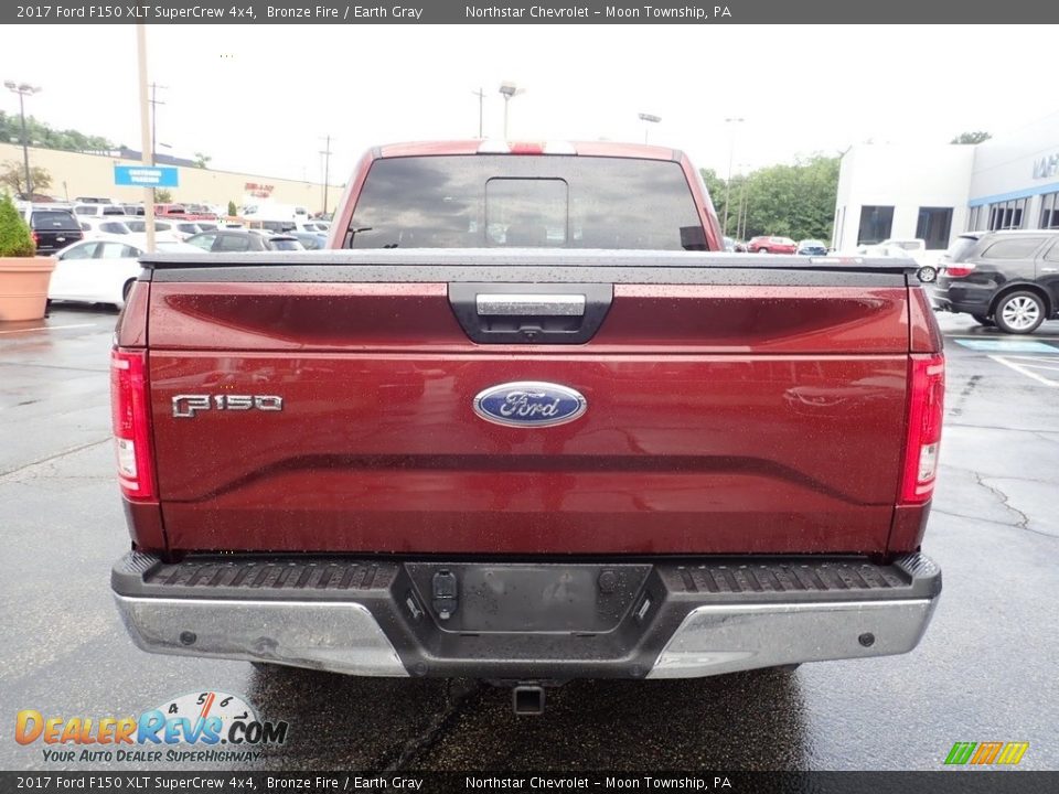 2017 Ford F150 XLT SuperCrew 4x4 Bronze Fire / Earth Gray Photo #6