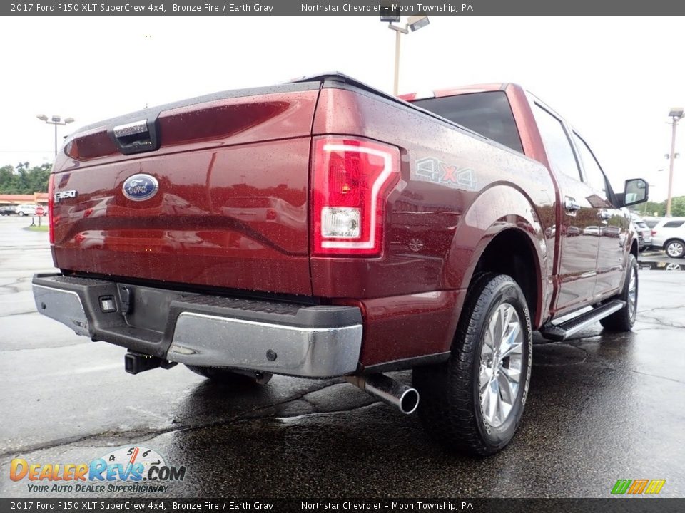 2017 Ford F150 XLT SuperCrew 4x4 Bronze Fire / Earth Gray Photo #7