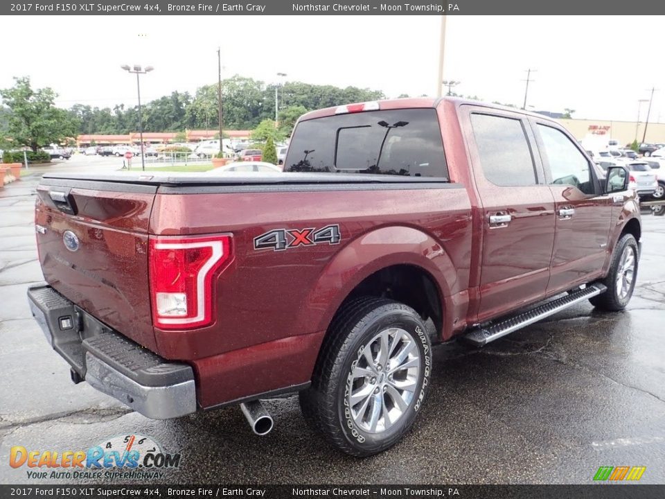 2017 Ford F150 XLT SuperCrew 4x4 Bronze Fire / Earth Gray Photo #8