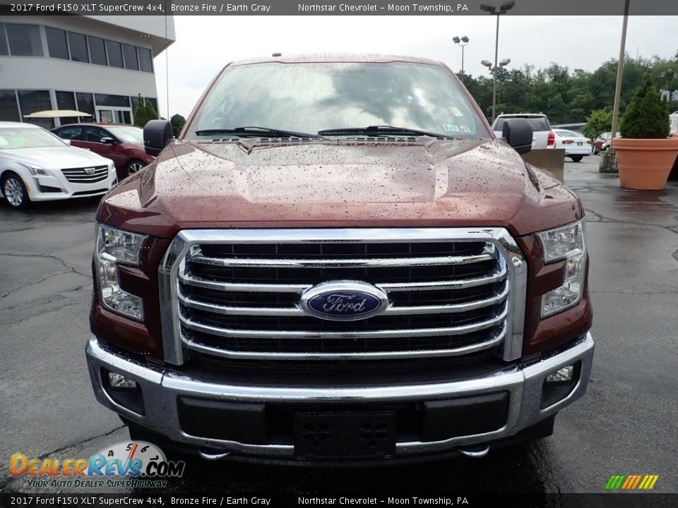 2017 Ford F150 XLT SuperCrew 4x4 Bronze Fire / Earth Gray Photo #12