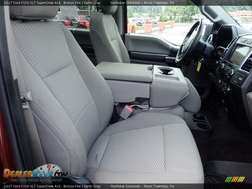 2017 Ford F150 XLT SuperCrew 4x4 Bronze Fire / Earth Gray Photo #14