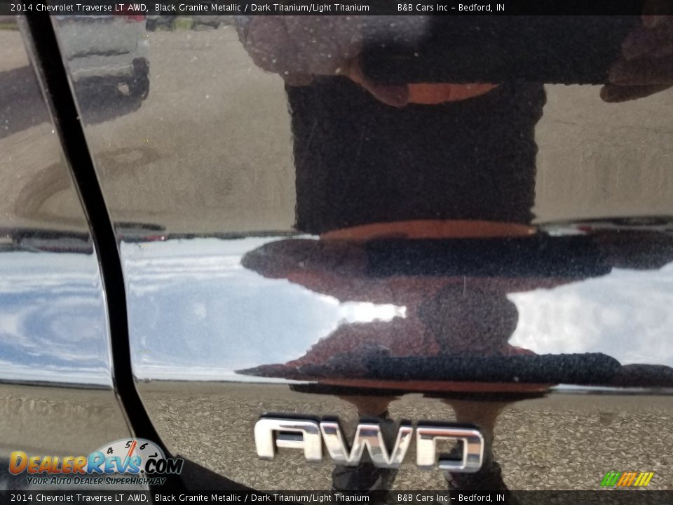 2014 Chevrolet Traverse LT AWD Black Granite Metallic / Dark Titanium/Light Titanium Photo #6
