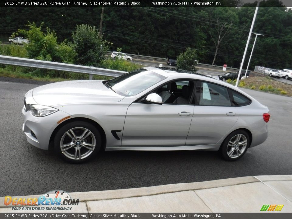 2015 BMW 3 Series 328i xDrive Gran Turismo Glacier Silver Metallic / Black Photo #6
