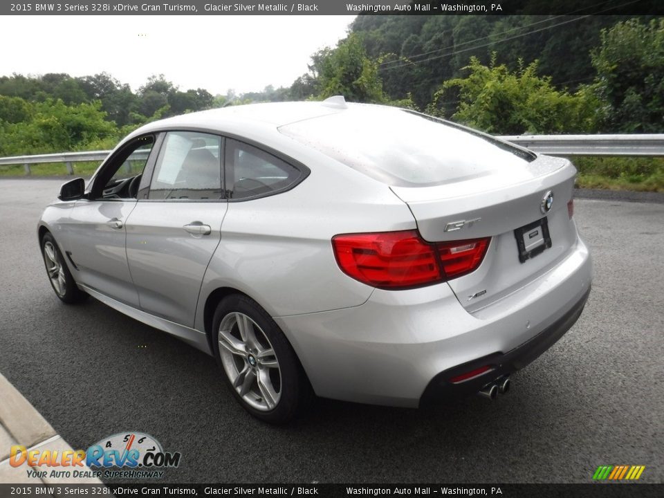 2015 BMW 3 Series 328i xDrive Gran Turismo Glacier Silver Metallic / Black Photo #7
