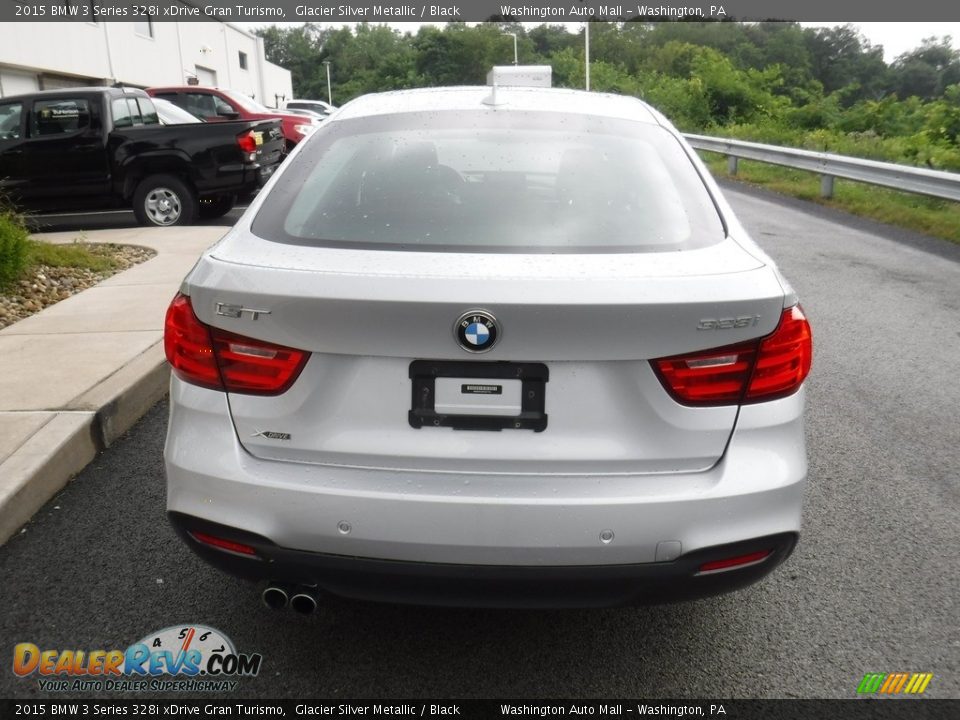 2015 BMW 3 Series 328i xDrive Gran Turismo Glacier Silver Metallic / Black Photo #8