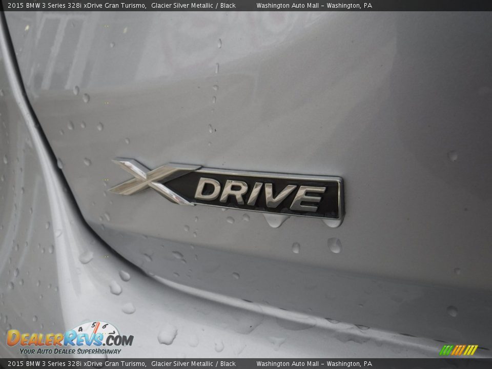 2015 BMW 3 Series 328i xDrive Gran Turismo Glacier Silver Metallic / Black Photo #9