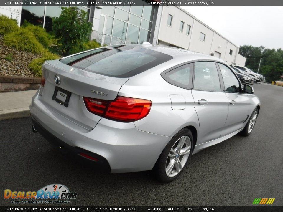 2015 BMW 3 Series 328i xDrive Gran Turismo Glacier Silver Metallic / Black Photo #11