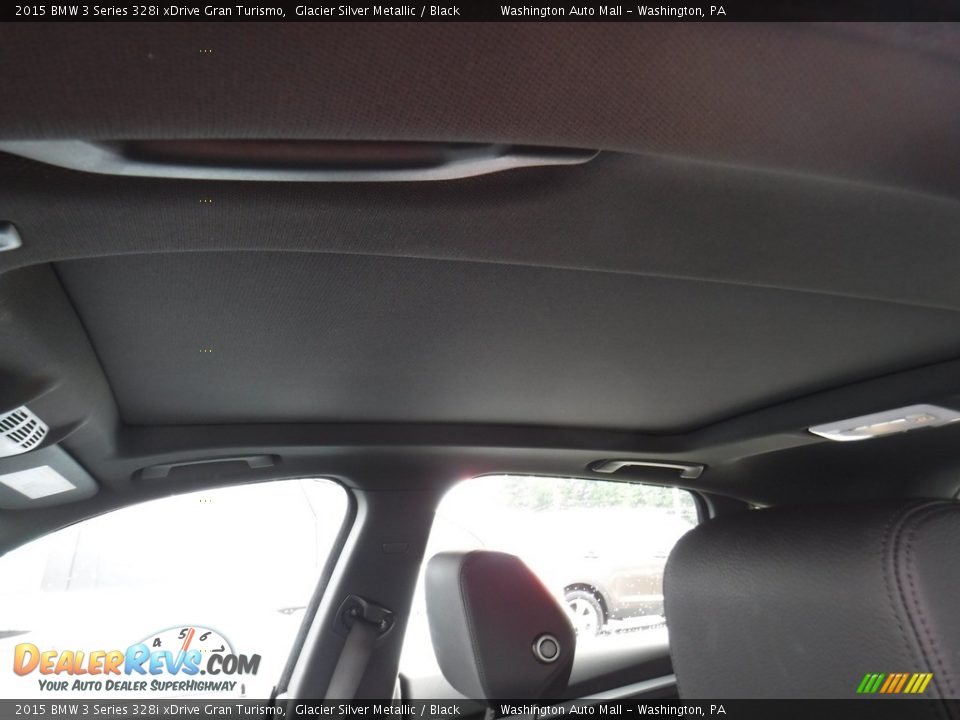 2015 BMW 3 Series 328i xDrive Gran Turismo Glacier Silver Metallic / Black Photo #12