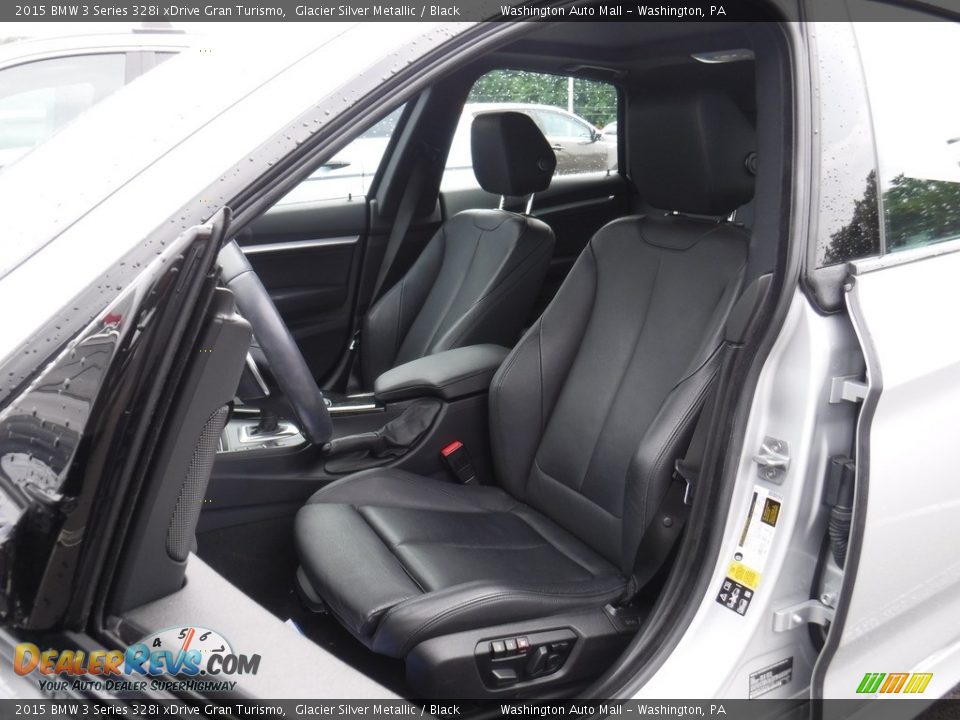 2015 BMW 3 Series 328i xDrive Gran Turismo Glacier Silver Metallic / Black Photo #14