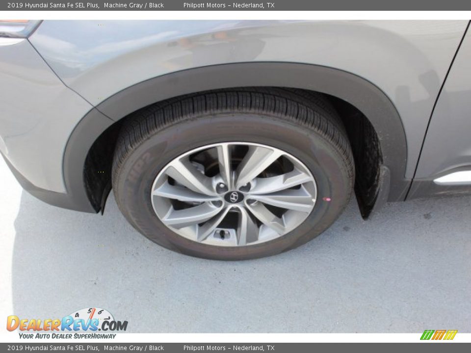 2019 Hyundai Santa Fe SEL Plus Machine Gray / Black Photo #5