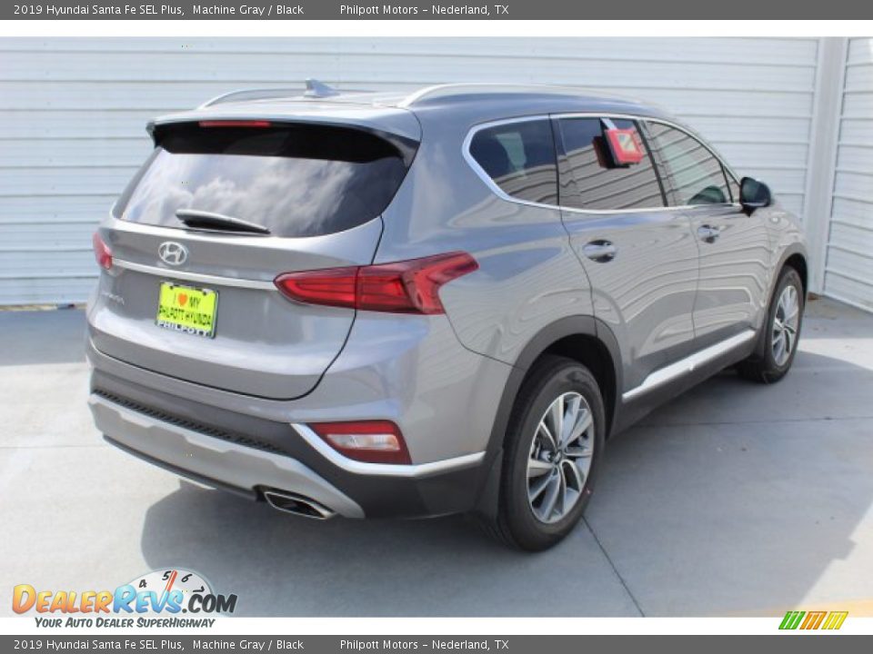 2019 Hyundai Santa Fe SEL Plus Machine Gray / Black Photo #8