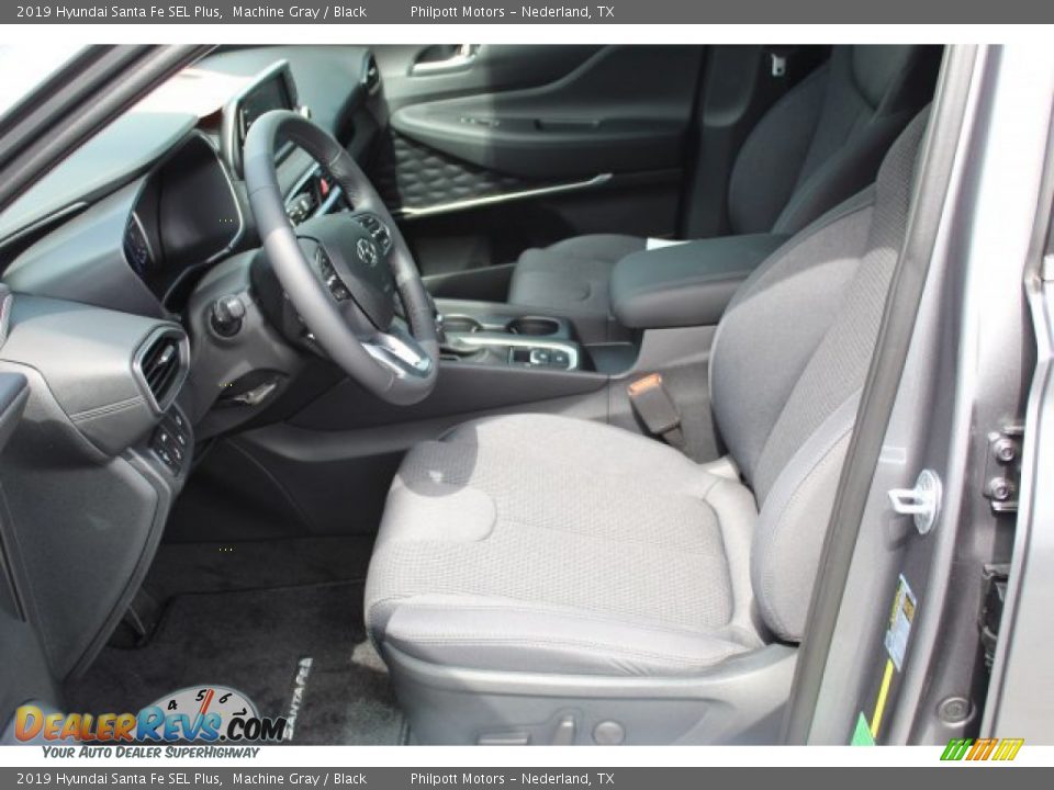 2019 Hyundai Santa Fe SEL Plus Machine Gray / Black Photo #11