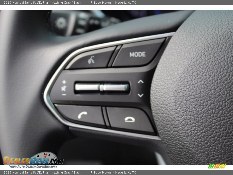 2019 Hyundai Santa Fe SEL Plus Machine Gray / Black Photo #13