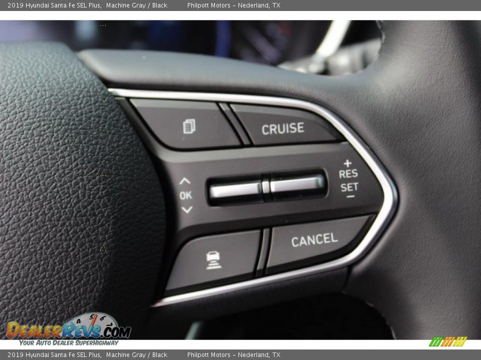 2019 Hyundai Santa Fe SEL Plus Machine Gray / Black Photo #14