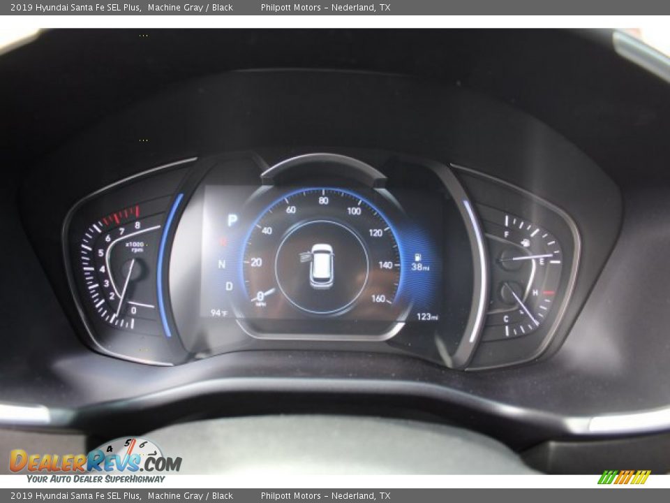 2019 Hyundai Santa Fe SEL Plus Machine Gray / Black Photo #15