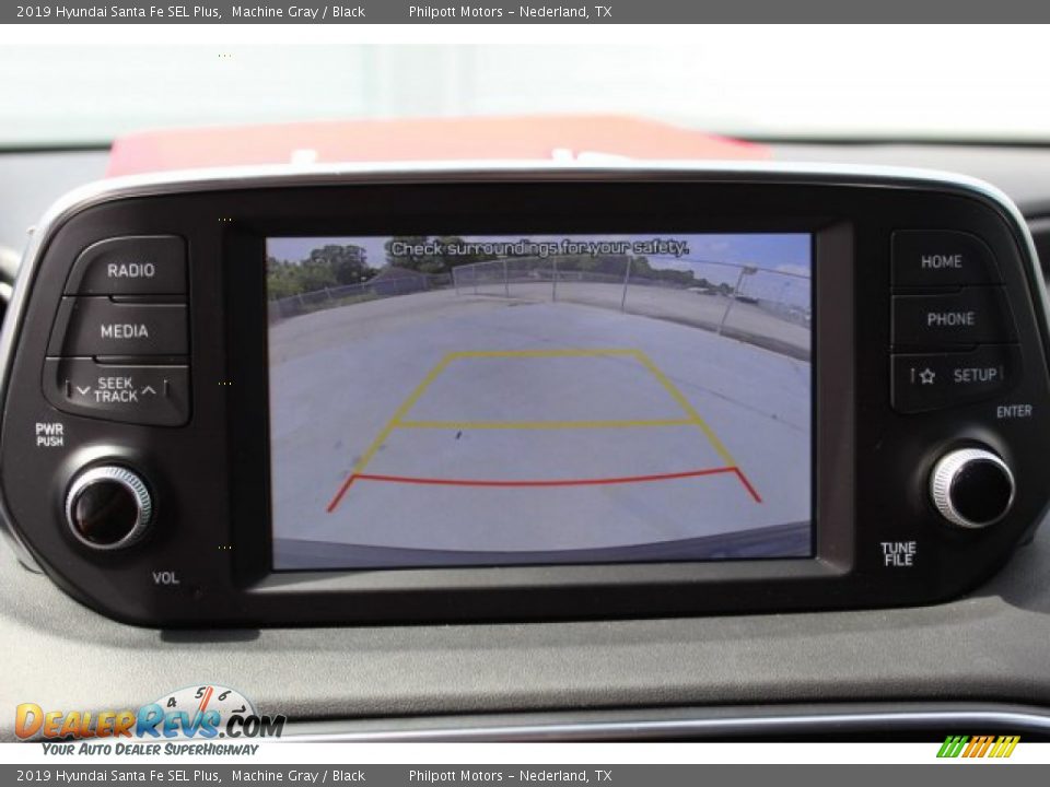 2019 Hyundai Santa Fe SEL Plus Machine Gray / Black Photo #19
