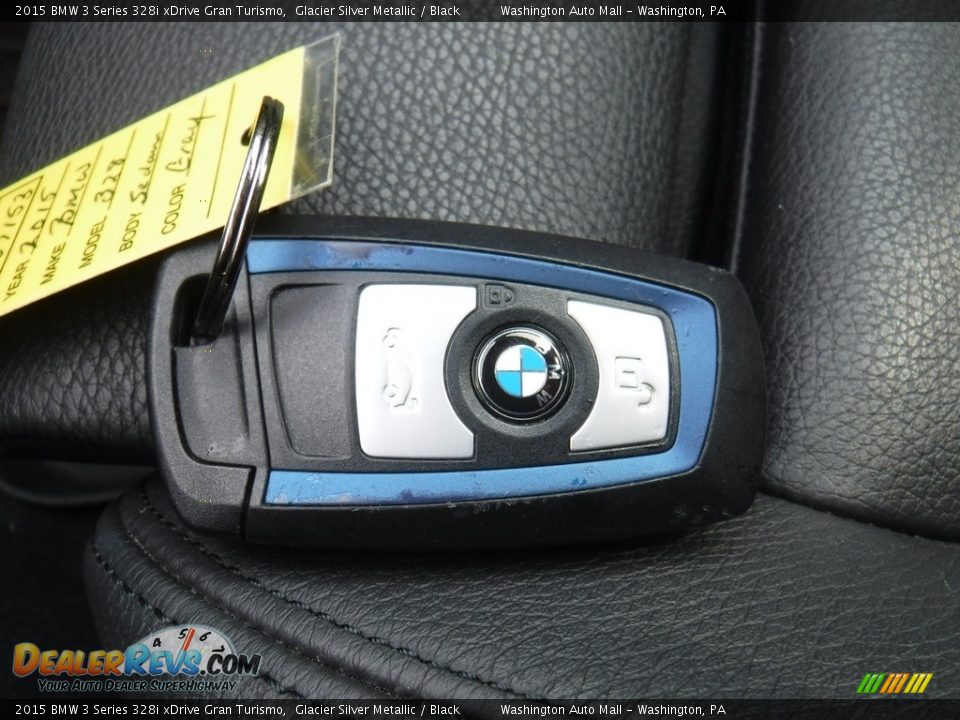 2015 BMW 3 Series 328i xDrive Gran Turismo Glacier Silver Metallic / Black Photo #29