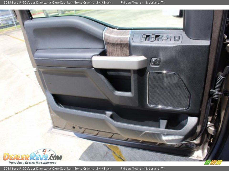 2019 Ford F450 Super Duty Lariat Crew Cab 4x4 Stone Gray Metallic / Black Photo #9