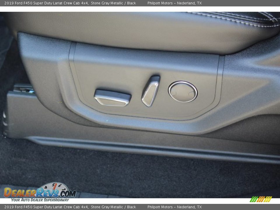 2019 Ford F450 Super Duty Lariat Crew Cab 4x4 Stone Gray Metallic / Black Photo #11