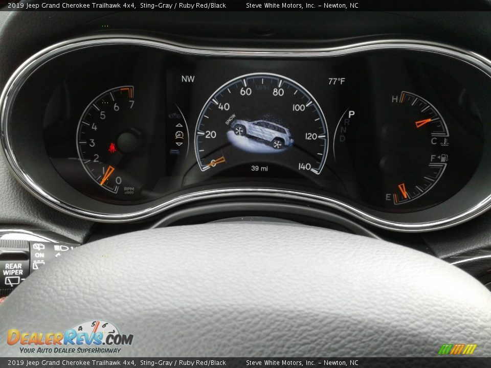 2019 Jeep Grand Cherokee Trailhawk 4x4 Gauges Photo #21
