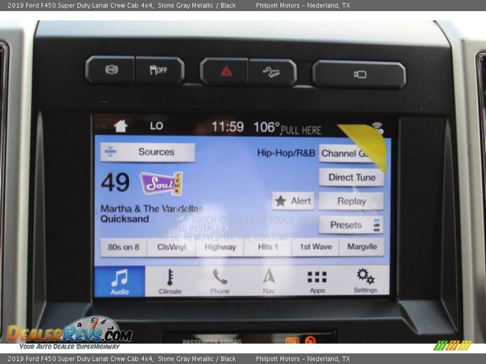 2019 Ford F450 Super Duty Lariat Crew Cab 4x4 Stone Gray Metallic / Black Photo #16