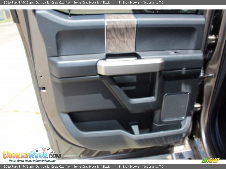 2019 Ford F450 Super Duty Lariat Crew Cab 4x4 Stone Gray Metallic / Black Photo #19