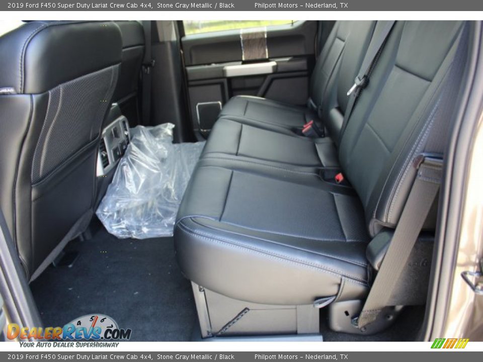 2019 Ford F450 Super Duty Lariat Crew Cab 4x4 Stone Gray Metallic / Black Photo #20