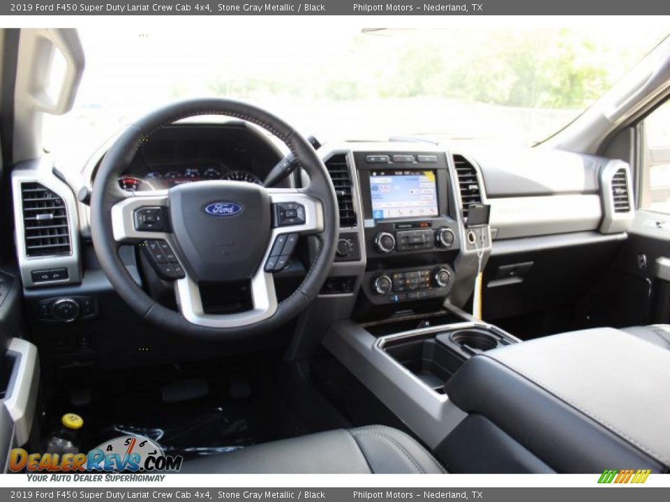 2019 Ford F450 Super Duty Lariat Crew Cab 4x4 Stone Gray Metallic / Black Photo #22