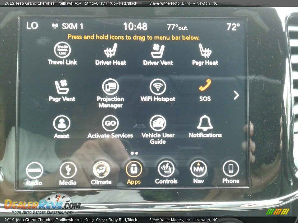 Controls of 2019 Jeep Grand Cherokee Trailhawk 4x4 Photo #28