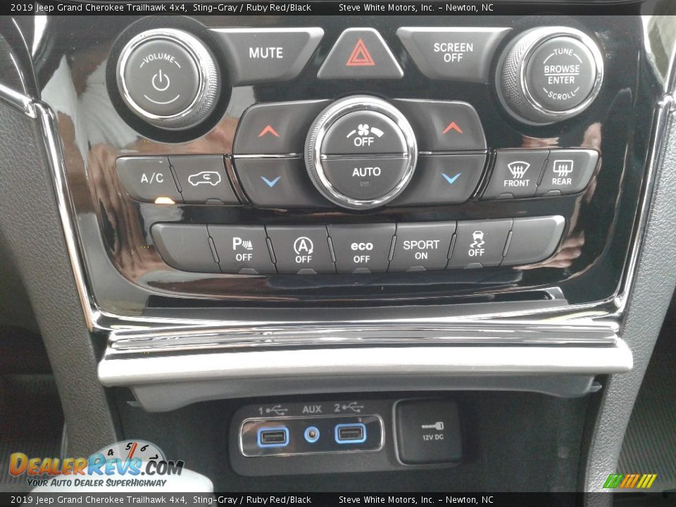 2019 Jeep Grand Cherokee Trailhawk 4x4 Sting-Gray / Ruby Red/Black Photo #31