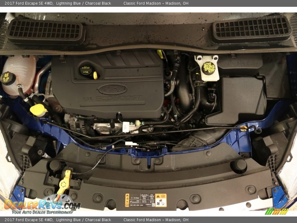 2017 Ford Escape SE 4WD Lightning Blue / Charcoal Black Photo #21
