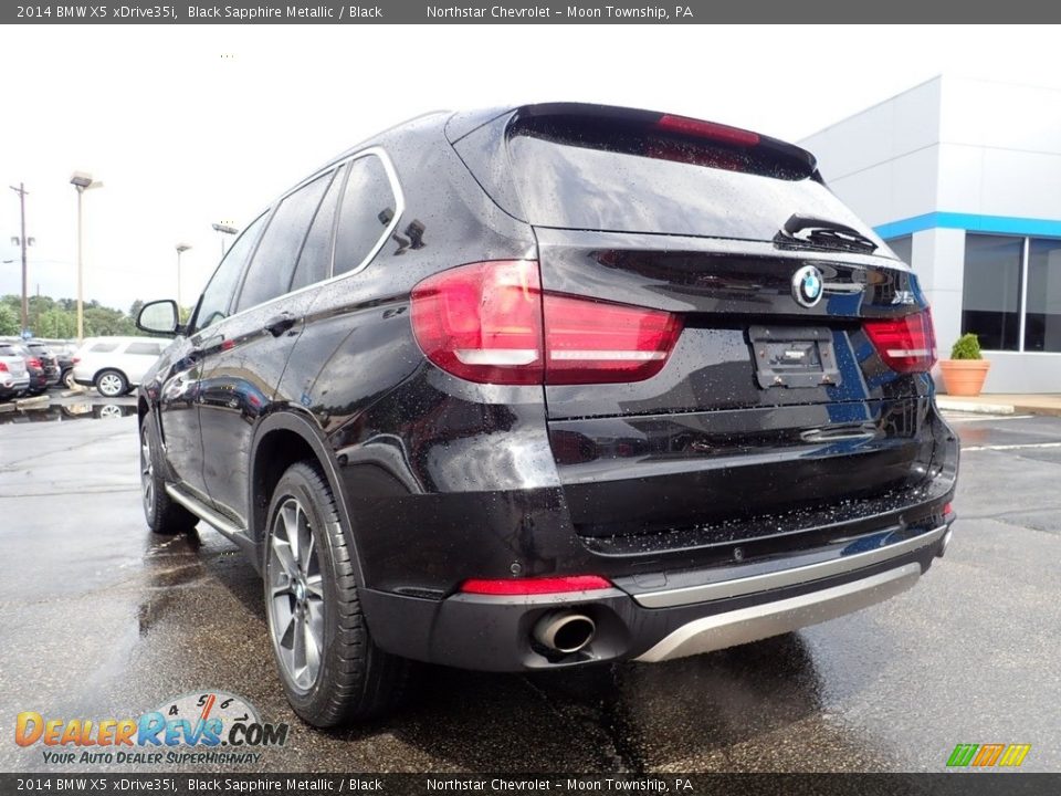 2014 BMW X5 xDrive35i Black Sapphire Metallic / Black Photo #5