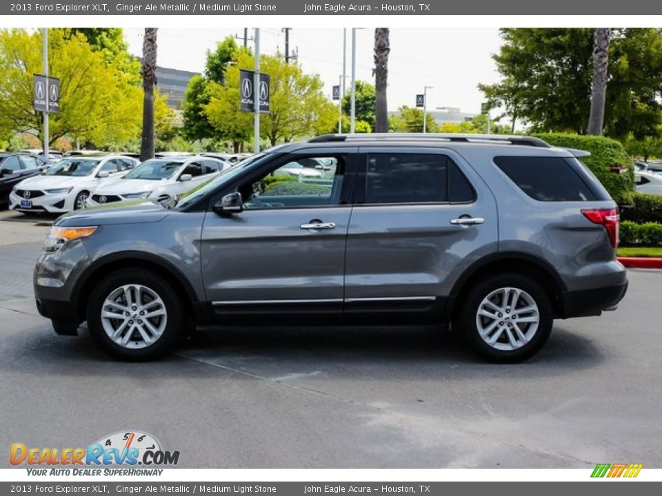 2013 Ford Explorer XLT Ginger Ale Metallic / Medium Light Stone Photo #4